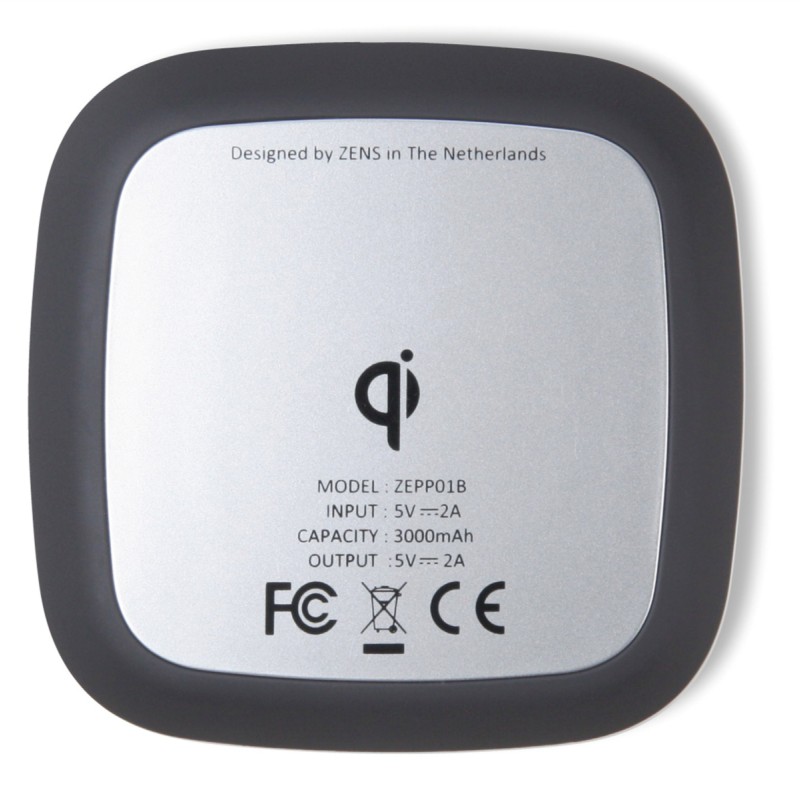 Zens Portable Power Pack 10400 mAh schwarz Qi