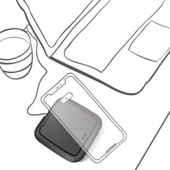 Zens Tischladestation Qi schwarz