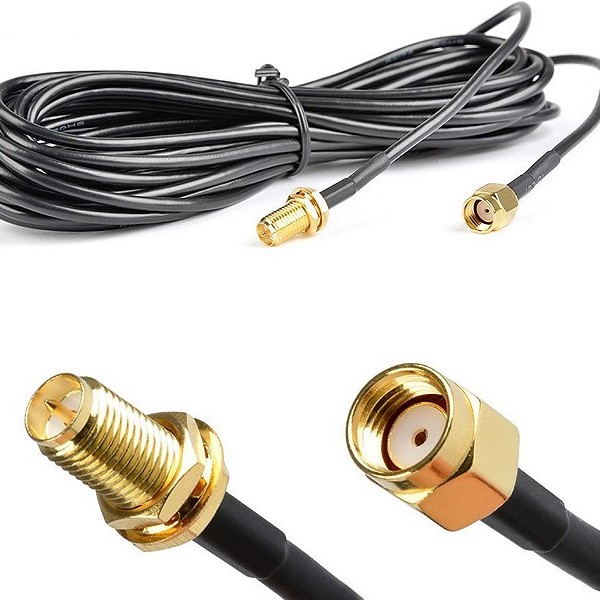 SMA Verlängerungskabel 3m SMA Male/Female