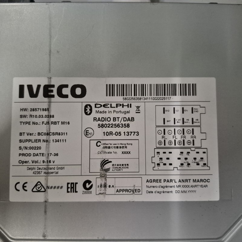 LFB Iveco Daily 2016-> Mini-ISO