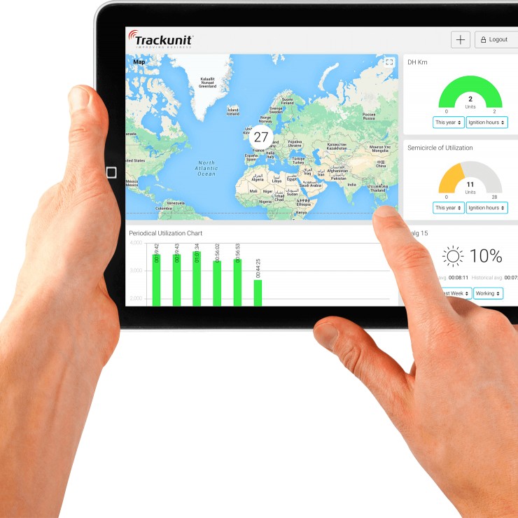 Trackunit 5 Serie 3G Netzwerkdeckung
