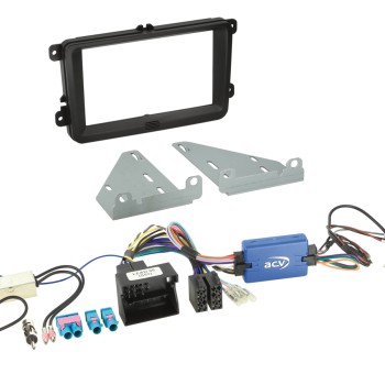 2-DIN Kit 3 Seat/Skoda/VW diverse Fahrzeuge LFB schwarz