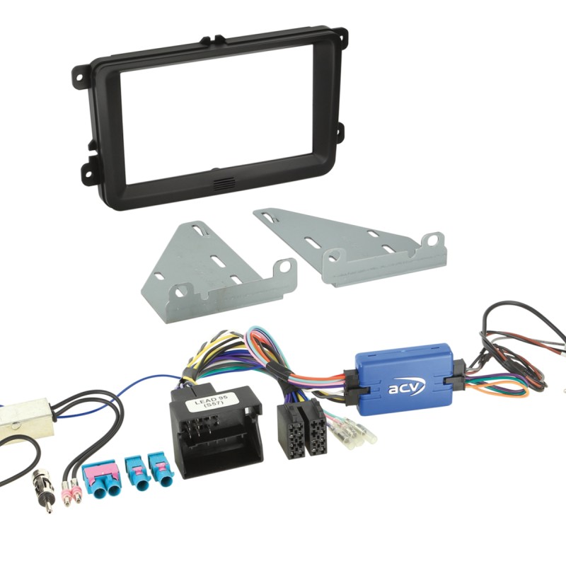 2-DIN Kit 3 Seat/Skoda/VW diverse Fahrzeuge LFB schwarz