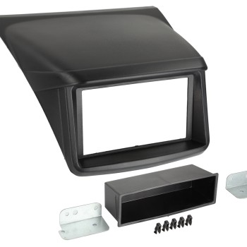 2-DIN Radioblende Mitsubishi L200 2006-2015 schwarz
