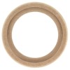 MDF Holzring 16cm mit Falz + Laminierrand