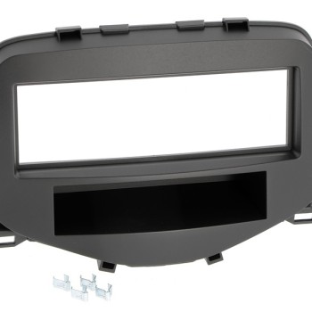 Radioblende CITROEN C1, PEUGEOT 108, TOYOTA Aygo ab 2014 1DIN schwarz