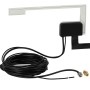 Glasklebeantenne DAB/DAB+ SMA (f) 12V externe Spannung