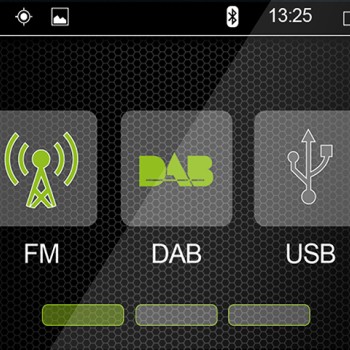 Radical R-D210 2-Din DAB+ Moniceiver kapazitiven 15,7cm Touchscreen