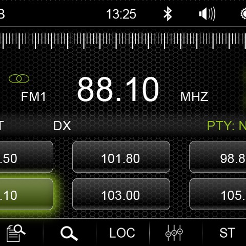 Radical R-D210 2-Din DAB+ Moniceiver kapazitiven 15,7cm Touchscreen
