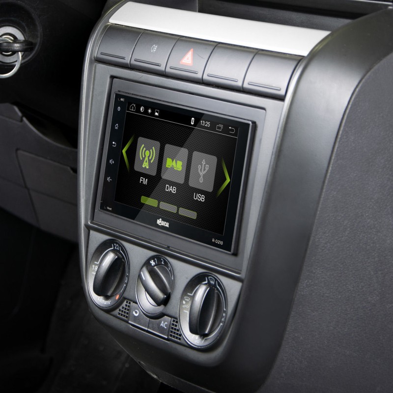 Radical R-D210 2-Din DAB+ Moniceiver kapazitiven 15,7cm Touchscreen