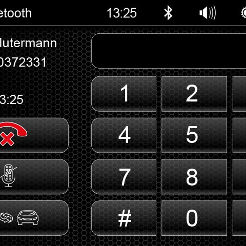 Radical R-D210 2-Din DAB+ Moniceiver kapazitiven 15,7cm Touchscreen