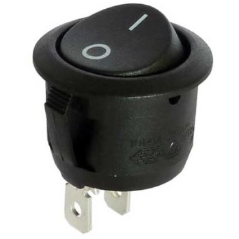 Runder Wippenschalter 1x Ein/Aus (Stück)
