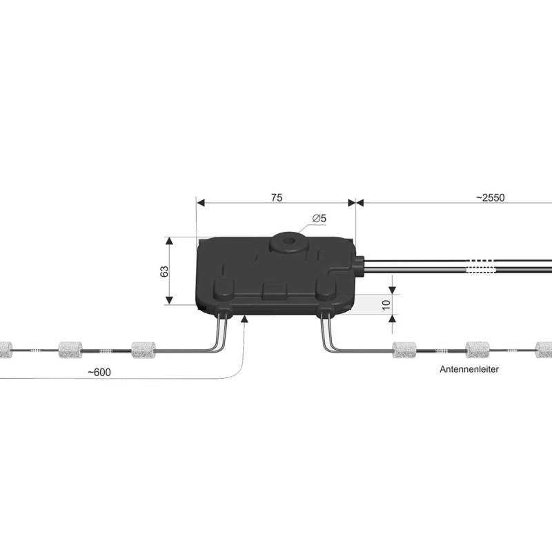 ATTB 5010.01 Dipolantenne AM, FM, DAB