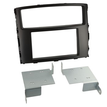 2-DIN RB Mitsubishi Pajero 2014- 2018 schwarz matt