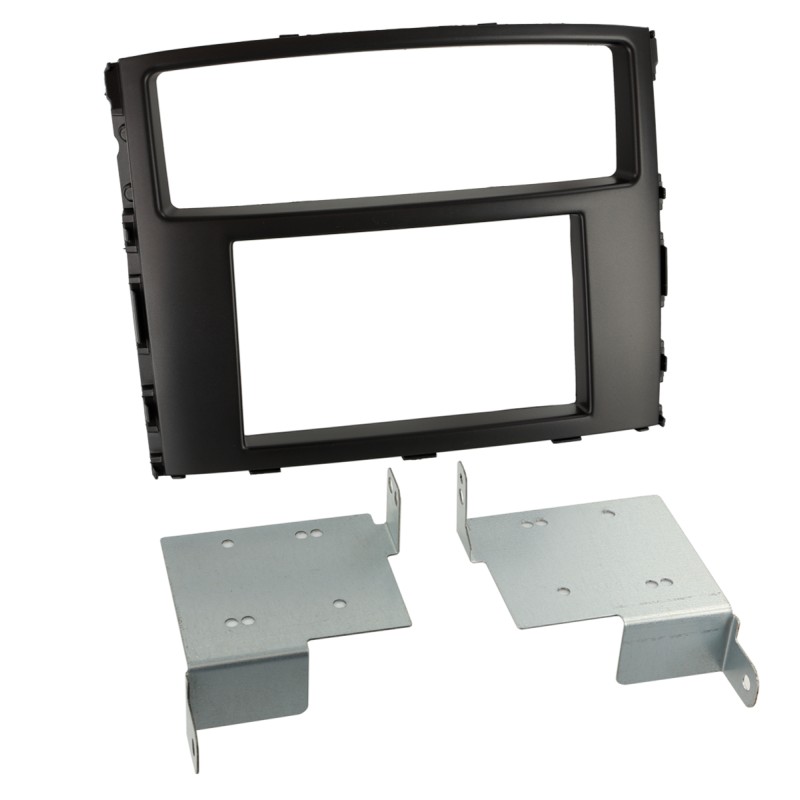 2-DIN RB Mitsubishi Pajero 2014- 2018 schwarz matt