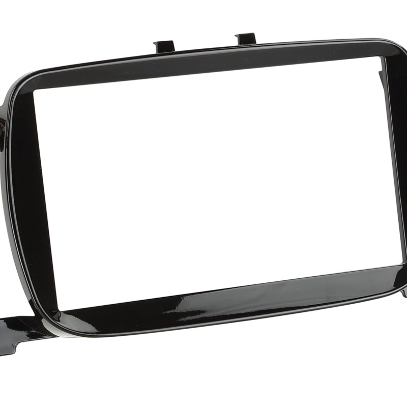 2-DIN Radioblende Fiat 500 07/2015-2023  Klavierlack