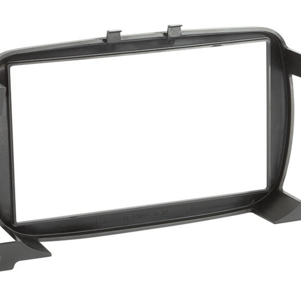 2-DIN Radioblende Fiat 500 07/2015-2023  Klavierlack
