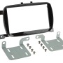 2-DIN Radioblende Fiat 500 07/2015-2023  Klavierlack