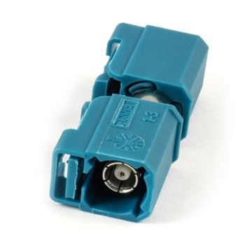 Adapterkabel, Buchse/Buchse, wasserblau FAKRA