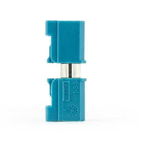 Adapterkabel, Buchse/Buchse, wasserblau FAKRA