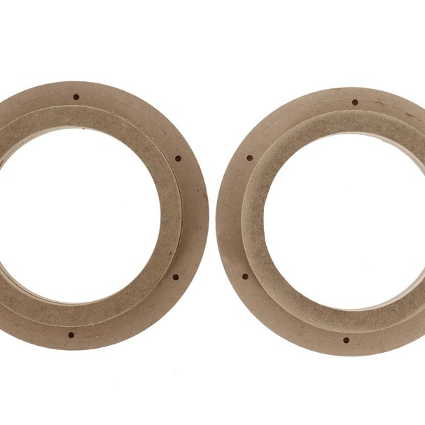 Lautsprecherringe MDF SKODA(OctaviaII,Yeti), VW (Golf V u.a.) 165mm, Türen vorne