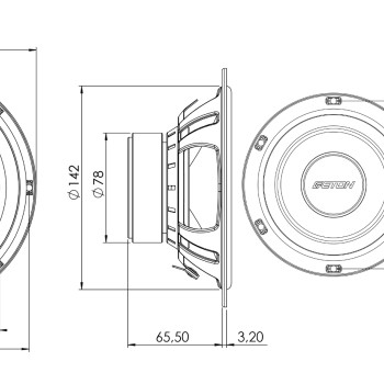 ETON ET-PRS165.3 16,5 cm 3-Wege Compo