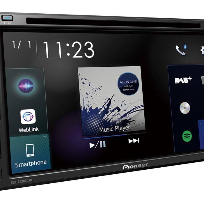 PIONEER AVH-Z5200DAB 2-DIN Moniceiver mit DAB+