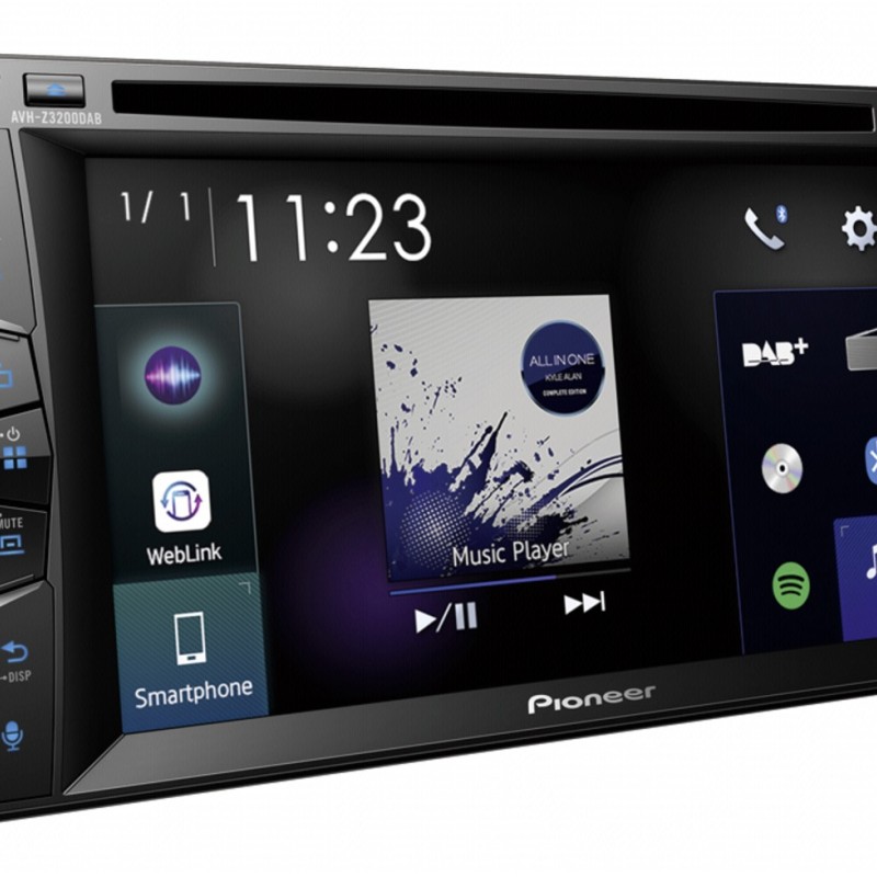 Pioneer AVH-Z3200DAB DAB+ mit Apple CarPlay / WebLink und Bluetooth