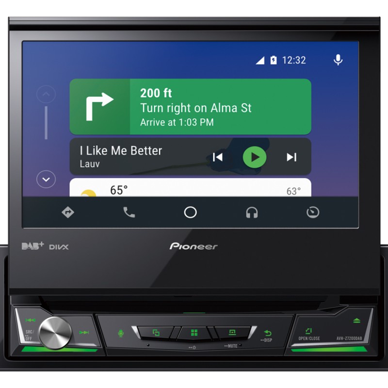 Pioneer AVH-Z7200DAB 1-DIN CarPlay und Android Auto