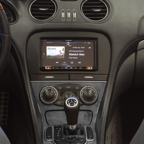 2-DIN Radioblende Mercedes SL-Klasse(R230) 03/2006-12/2011