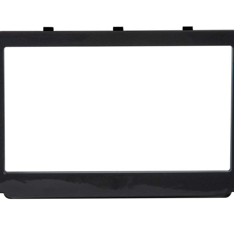2-DIN Radioblende Toyota Hilux 2016-2020 Klavierlack