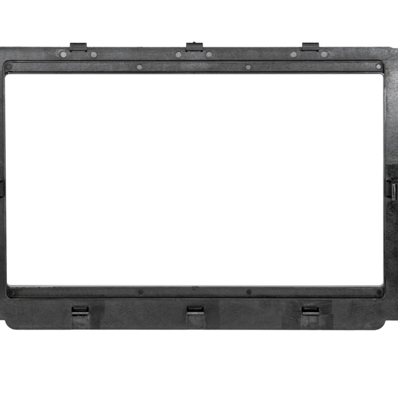 2-DIN Radioblende Toyota Hilux 2016-2020 Klavierlack