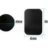 Metallplatte für magnetische Handyhalter selbstklebend Ersatz Aufkleber schwarz