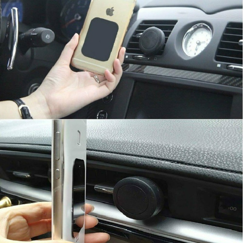 Metallplatte für magnetische Handyhalter selbstklebend Ersatz Aufkleber schwarz