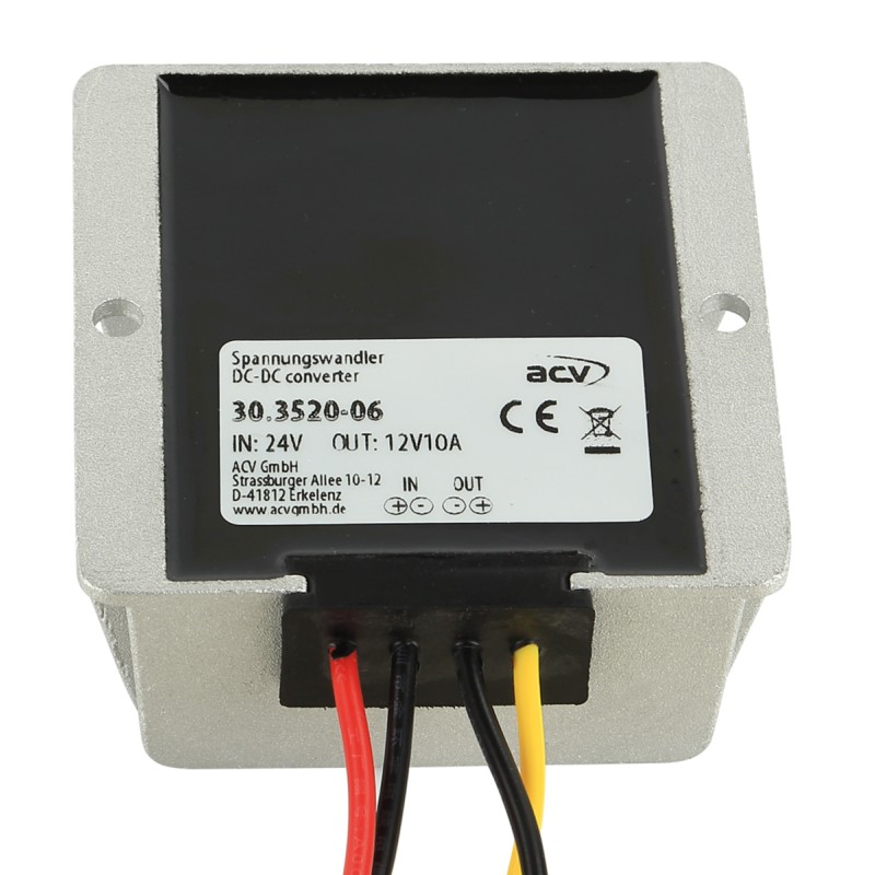 Spannungswandler 24 Volt > 12 Volt 10A max.