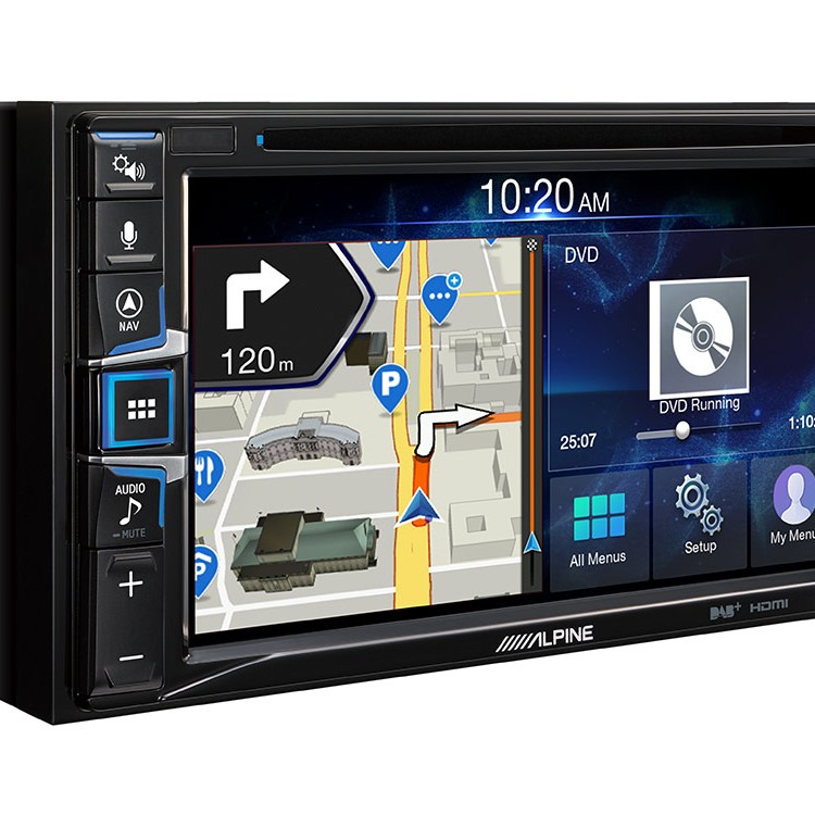 Alpine INE-W611D 6,5-Zoll-Touchscreen, integrierte Navigation, DAB +, HDMI, CD /