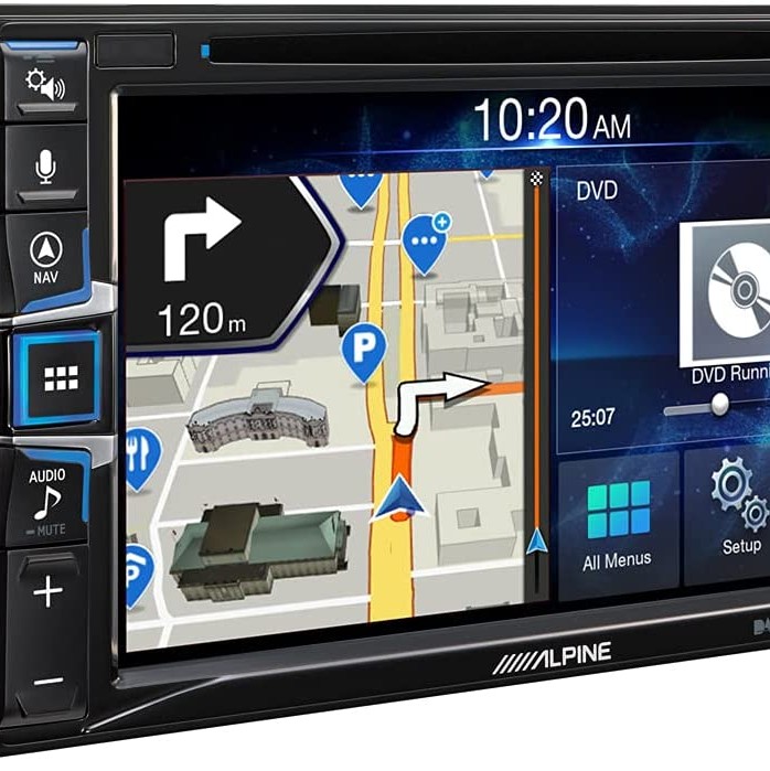 Alpine INE-W611D 6,5-Zoll-Touchscreen, integrierte Navigation, DAB +, HDMI, CD /