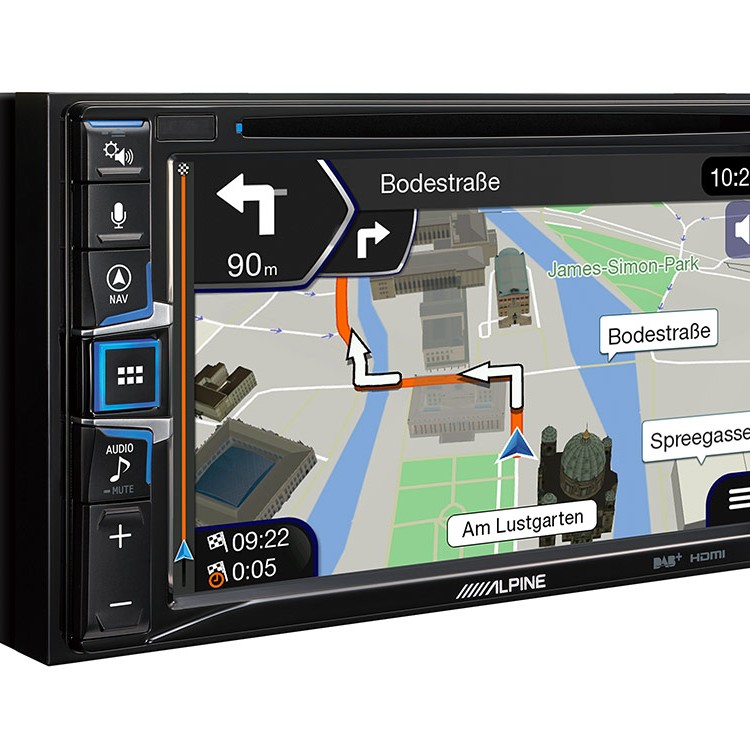Alpine INE-W611D 6,5-Zoll-Touchscreen, integrierte Navigation, DAB +, HDMI, CD /