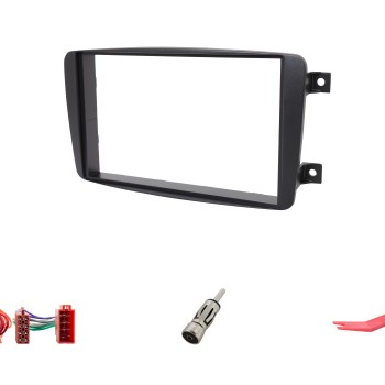 R-D029 Montageset für Mercedes schwarz nicht lackiert