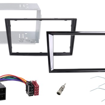 R-D031 Montageset für Opel schwarz nicht lackiert