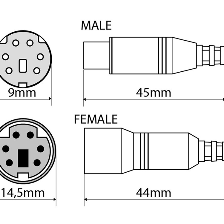 Alpine KWE-CAM5D Kamera-Direktadapter für Reisemobile mit Waeco Kabel