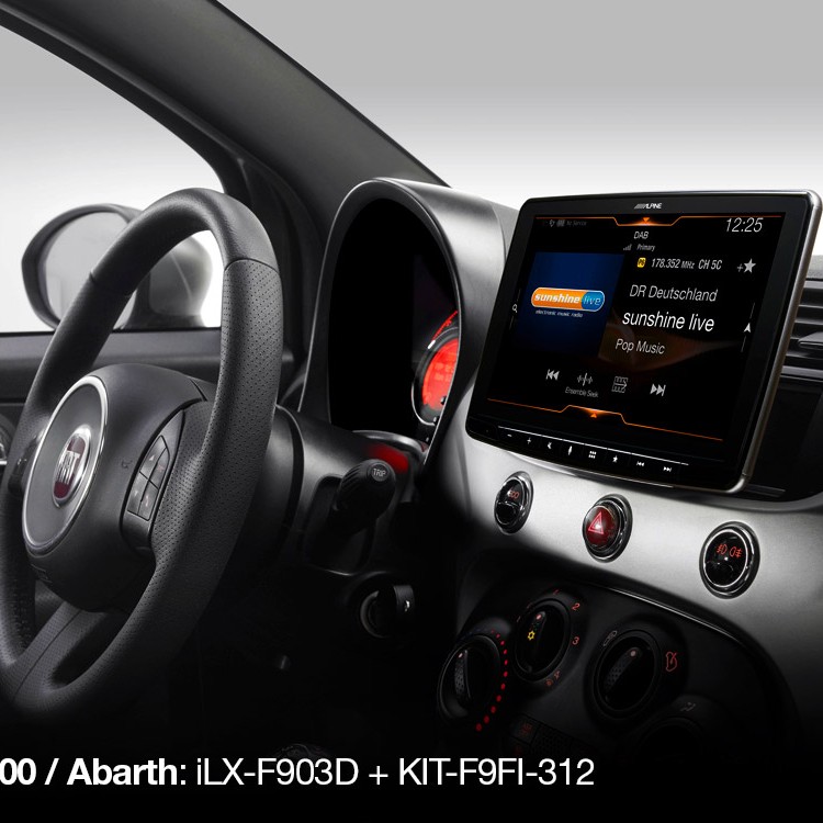 Alpine KIT-F9FI-312G (Grau) für iLX-F903D - iLX-F904D in grau