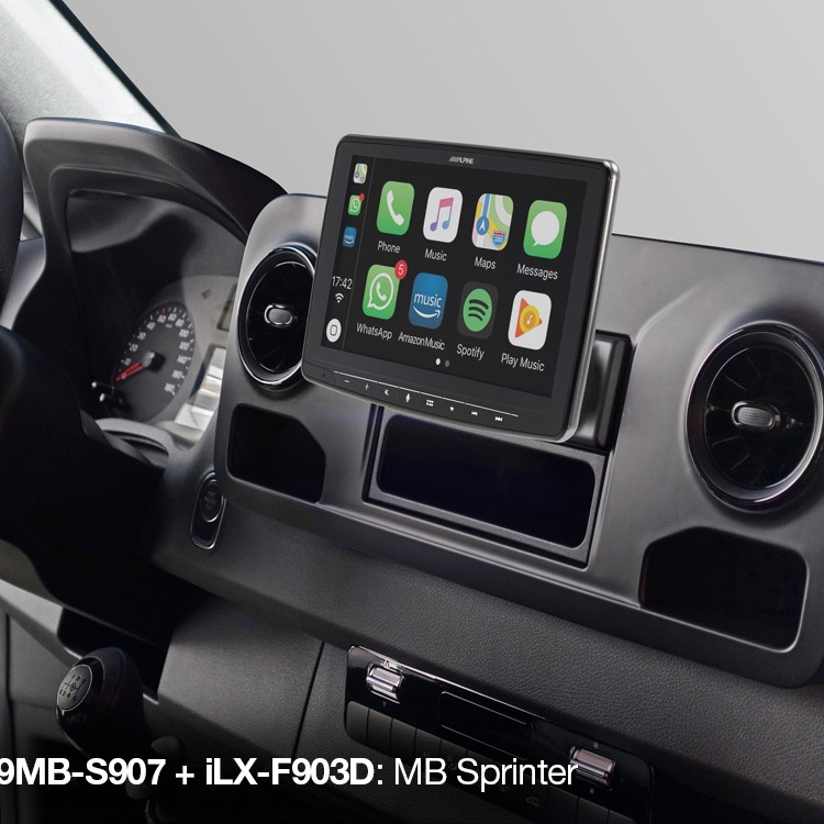 Alpine KIT-F9MB-S907 für iLX-F903D und ILX-F904D, Mercedes Sprinter