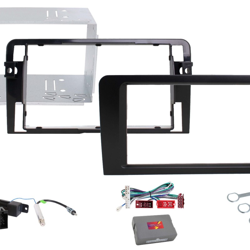 Radical R-D211 2-DIN DAB+ mit Montageset für Audi A3 Vollaktiv
