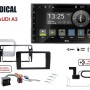 Radical R-D211 2-DIN DAB+ mit Montageset für Audi A3