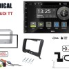 Radical R-D211 2-DIN DAB+ mit Montageset für Audi TT