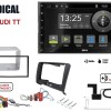 Radical R-D211 2-DIN DAB+ mit Montageset für Audi TT Teilaktiv