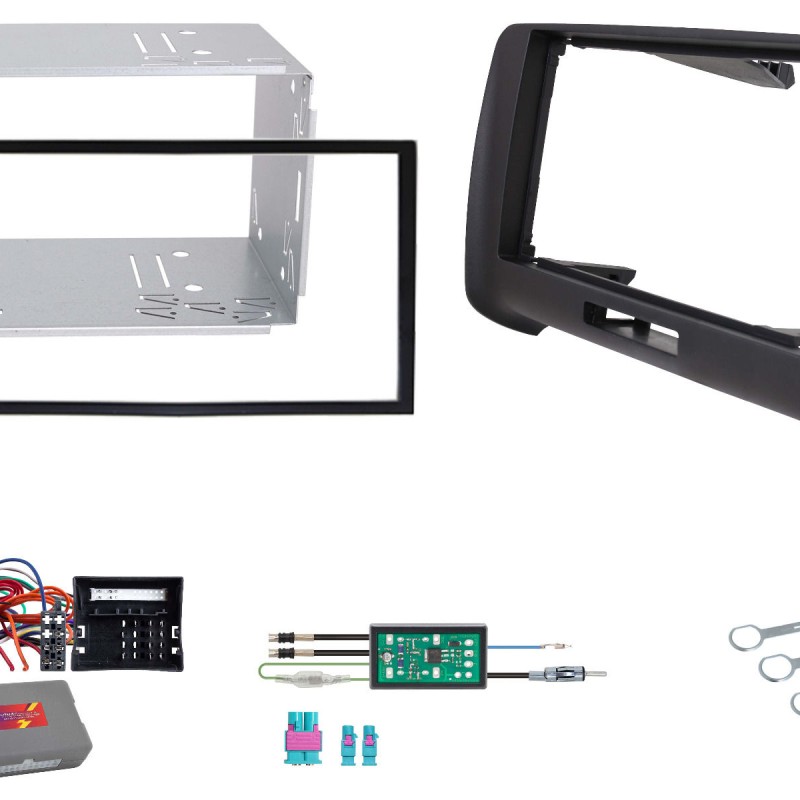 Radical R-D211 2-DIN DAB+ mit Montageset für Audi TT Vollaktiv