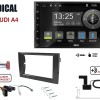Radical R-D211 2-DIN DAB+ mit Montageset für Audi A4