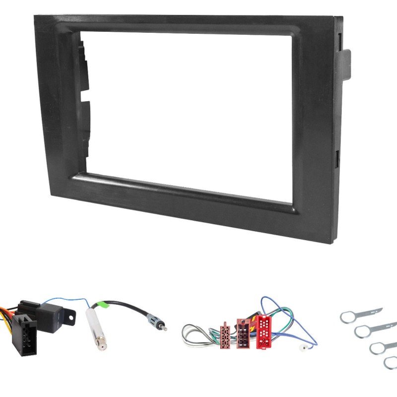 Radical R-D211 2-DIN DAB+ mit Montageset für Audi A4 Teilaktiv